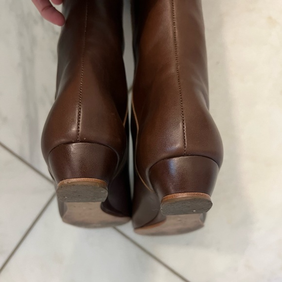 Loeffler Randall Matilde Demi-Wedge Knee Boot, Chestnut - Picture 8 of 14